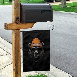 Cool Bear Chicago Graphic Garden Flag Retro Vibe City Pride Beanie and Sunglasses TS02 Print Your Wear