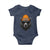 Cool Bear Chicago Graphic Baby Onesie Retro Vibe City Pride Beanie and Sunglasses TS02 Navy Print Your Wear