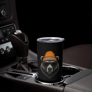 Cool Bear Chicago Graphic Tumbler Cup Retro Vibe City Pride Beanie and Sunglasses TS02 Print Your Wear