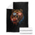 Cool Game Day Bear Graphic Throw Blanket Bold Football Fan Dripping Paint TS02 Black Print Your Wear