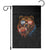 Cool Game Day Bear Graphic Garden Flag Bold Football Fan Dripping Paint TS02 Black Print Your Wear