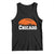 Chicago Skyline Football Graphic Tank Top Bold Windy City Fan Art for Game Days TS02 Black Print Your Wear
