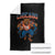 Fierce Football Bear Throw Blanket Chicago Fan Number 18 Bold Orange Game Day Spirit TS02 Black Print Your Wear