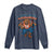 Fierce Football Bear Long Sleeve Shirt Chicago Fan Number 18 Bold Orange Game Day Spirit TS02 Navy Print Your Wear