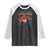 Fierce Football Bear Raglan Shirt Chicago Fan Number 18 Bold Orange Game Day Spirit TS02 Black White Print Your Wear