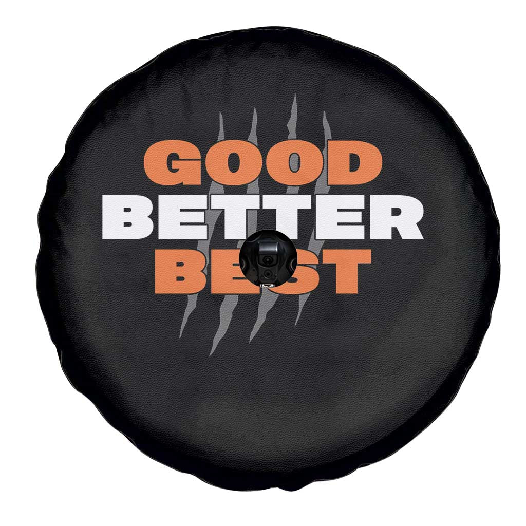 Good Better Best CFB Inspirational Spare Tire Cover Fierce Bears Claw Graphic for Fan TS02 Print Your Wear