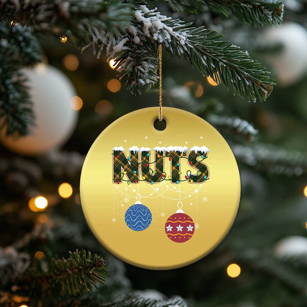 Christmas Couples Christmas Ornament Chestnuts Xmas Matching Family Funny Nuts TS02 Print Your Wear