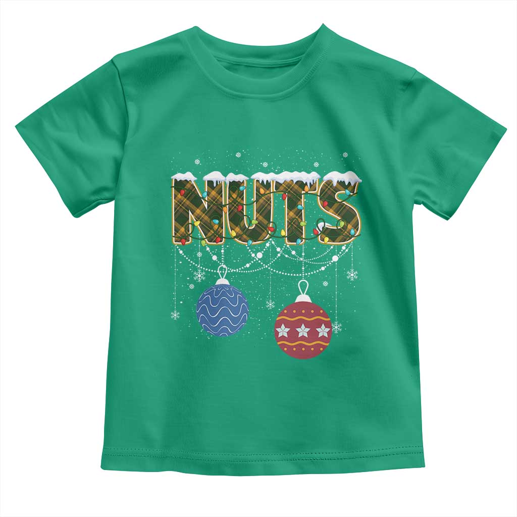 Christmas Couples Toddler T Shirt Chestnuts Xmas Matching Family Funny Nuts TS02 Irish Green Print Your Wear