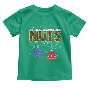 Christmas Couples Toddler T Shirt Chestnuts Xmas Matching Family Funny Nuts TS02 Irish Green Print Your Wear