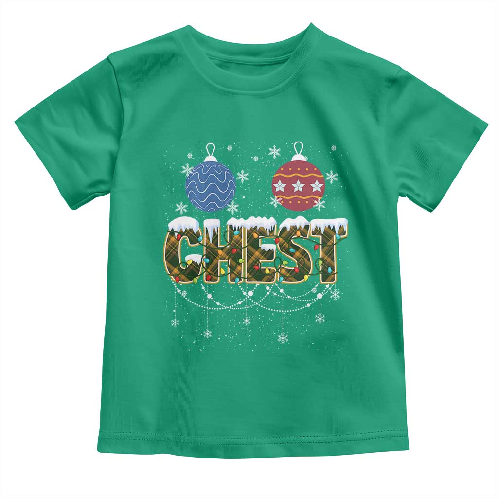 Christmas Couples Toddler T Shirt Chestnuts Xmas Matching Family Funny Chest TS02 Irish Green Print Your Wear