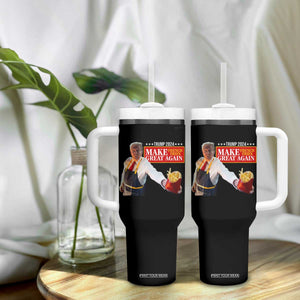 Funny Trump Fry 2024 Tumbler With Handle Make French Fries Great Again TS02 Print Your Wear