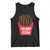 Funny Trump 2024 French Fries Tank Top Fast Food Lover TS02 Black Print Your Wear