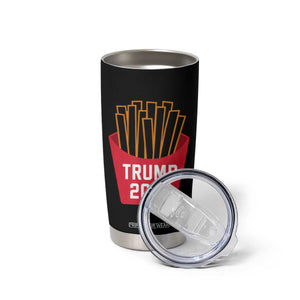 Funny Trump 2024 French Fries Tumbler Cup Fast Food Lover TS02 Print Your Wear