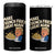 Funny Trump Fry 2024 4 in 1 Can Cooler Tumbler Make French Fries Great Again Cooking TS02 One Size: 16 oz Black Print Your Wear