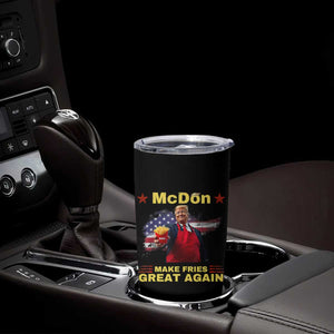Funny Trump Friend Fry Tumbler Cup McDon 2024 Make Fries Great Again TS02 Print Your Wear