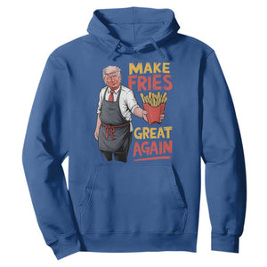 Funny Trump Fry 2024 Hoodie Make Fries Great Again TS02 Royal Blue Print Your Wear