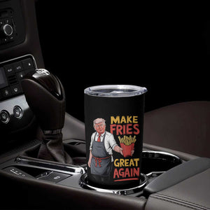 Funny Trump Fry 2024 Tumbler Cup Make Fries Great Again TS02 Print Your Wear