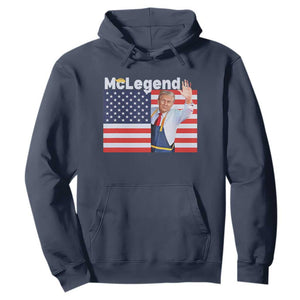 Funny Trump French Fries 2024 Hoodie McLegend Fast Food Worker American Flag TS02 Navy Print Your Wear