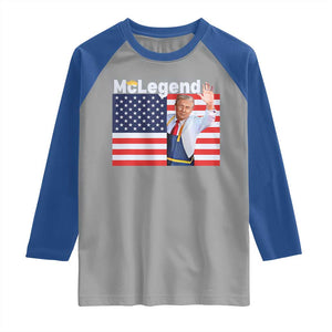Funny Trump French Fries 2024 Raglan Shirt McLegend Fast Food Worker American Flag TS02 Sport Gray Royal Print Your Wear