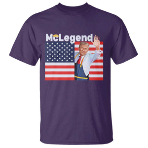Funny Trump French Fries 2024 T Shirt McLegend Fast Food Worker American Flag TS02 Purple Print Your Wear