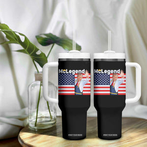 Funny Trump French Fries 2024 Tumbler With Handle McLegend Fast Food Worker American Flag TS02 Print Your Wear