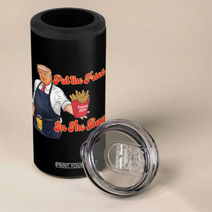 Funny Trump French Fry 4 in 1 Can Cooler Tumbler Fast Food Put The Fries In The Bag TS02 Print Your Wear