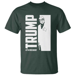 Trump 2024 T Shirt He Won 4th President Take America Back TS02 Dark Forest Green Print Your Wear