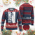 Trump 2024 Knit Sweatshirt He Won 4th President Take America Back TS02 Burgundy Print Your Wear