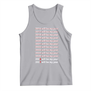 2026 2027 Will Be My Year Black Tank Top Funny New Year Motivation Comeback Energy TS02 Athletic Heather Print Your Wear