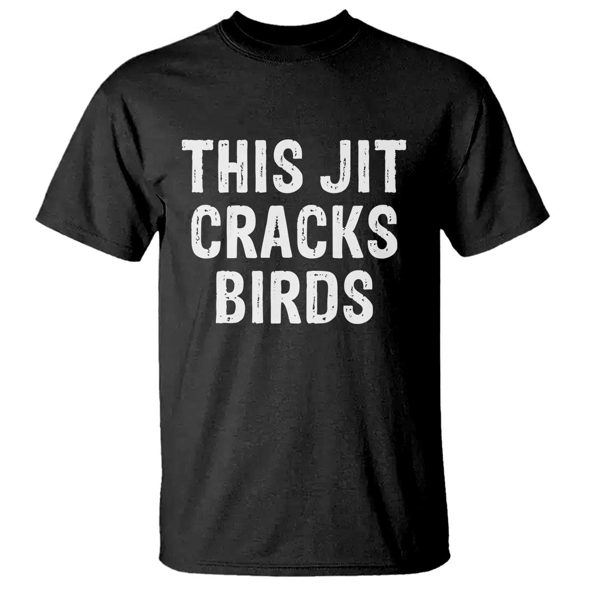 This Jit Cracks Birds T Shirt Funny Gen Z Meme Viral Slang Culture TS02 Black Print Your Wear