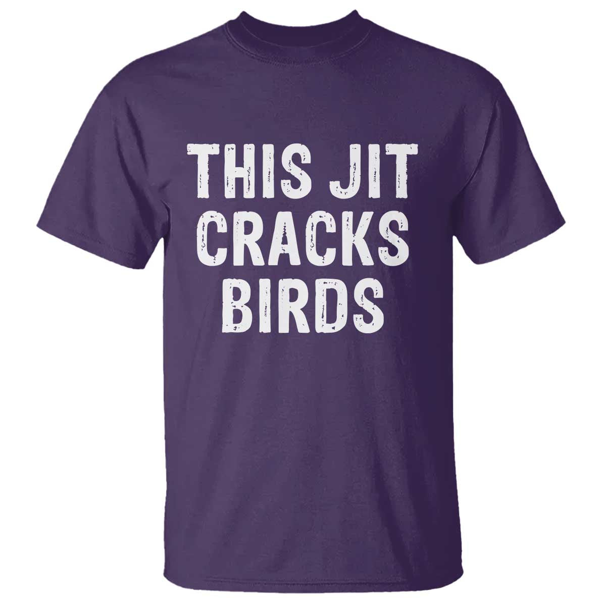 This Jit Cracks Birds T Shirt Funny Gen Z Meme Viral Slang Culture TS02 Purple Print Your Wear