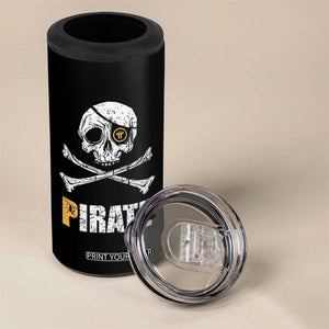 Funny Pirate Pi Cryptocurrency 4 in 1 Can Cooler Tumbler Crypto Coins Blockchain Mining TS02 Print Your Wear