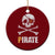 Funny Pirate Pi Cryptocurrency Ceramic Ornament Crypto Coins Blockchain Mining TS02 1pc Red Print Your Wear