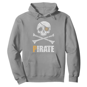 Funny Pirate Pi Cryptocurrency Hoodie Crypto Coins Blockchain Mining TS02 Sport Gray Print Your Wear