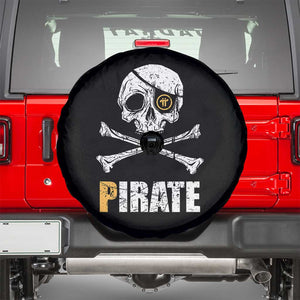 Funny Pirate Pi Cryptocurrency Spare Tire Cover Crypto Coins Blockchain Mining TS02 Black Print Your Wear