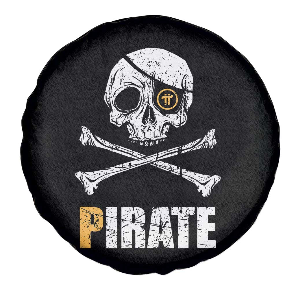 Funny Pirate Pi Cryptocurrency Spare Tire Cover Crypto Coins Blockchain Mining TS02 Print Your Wear