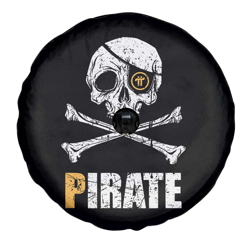 Funny Pirate Pi Cryptocurrency Spare Tire Cover Crypto Coins Blockchain Mining TS02 Print Your Wear