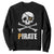 Funny Pirate Pi Cryptocurrency Sweatshirt Crypto Coins Blockchain Mining TS02 Black Print Your Wear