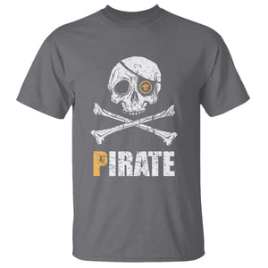 Funny Pirate Pi Cryptocurrency T Shirt Crypto Coins Blockchain Mining TS02 Charcoal Print Your Wear