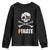 Funny Pirate Pi Cryptocurrency Youth Sweatshirt Crypto Coins Blockchain Mining TS02 Black Print Your Wear