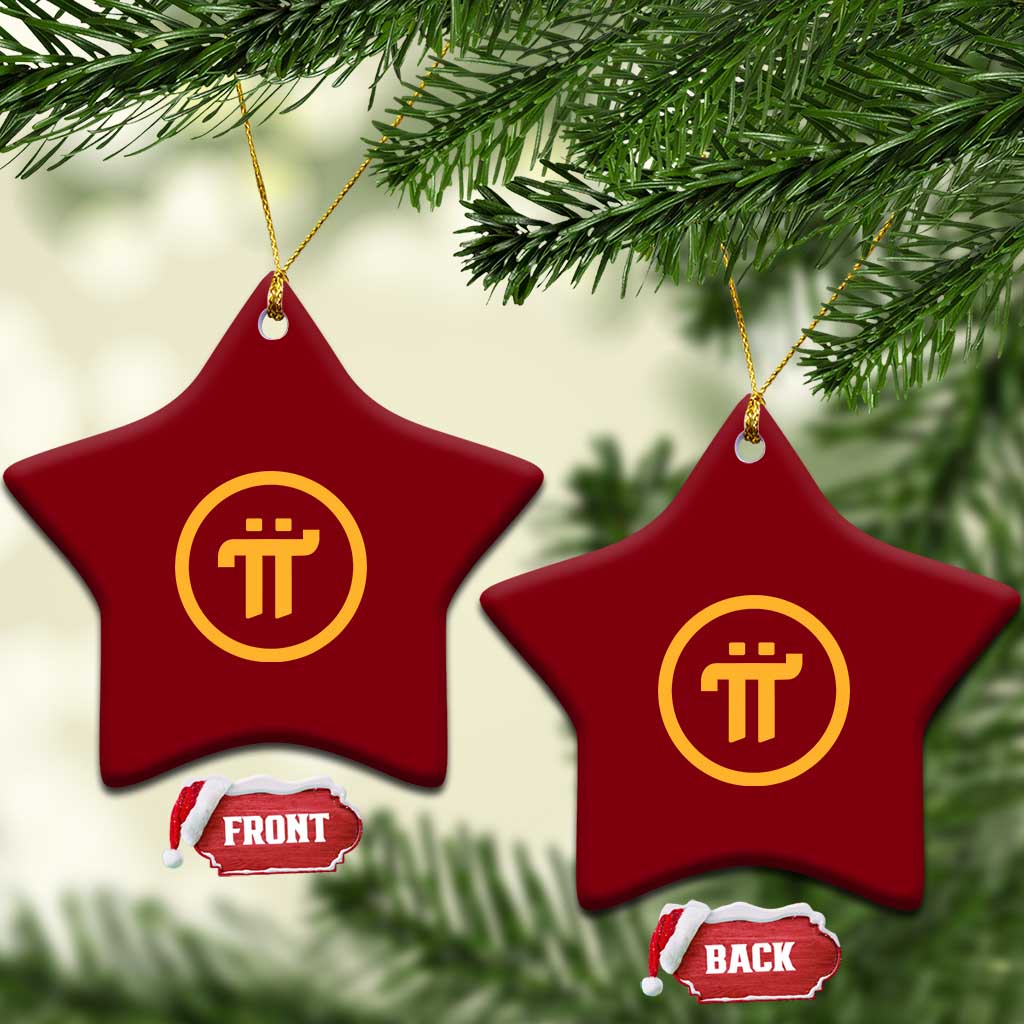 Pi Cryptocurrency Ceramic Ornament Crypto Coins Network TS02 Print Your Wear