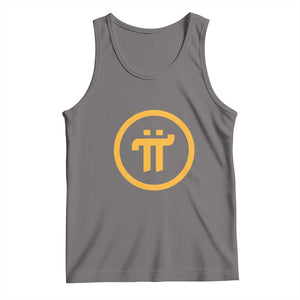 Pi Cryptocurrency Tank Top Crypto Coins Network TS02 Deep Heather Print Your Wear