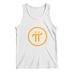 Pi Cryptocurrency Tank Top Crypto Coins Network TS02 White Print Your Wear
