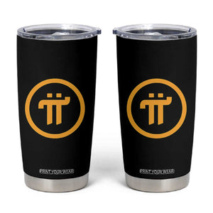 Pi Cryptocurrency Tumbler Cup Crypto Coins Network TS02 Black Print Your Wear
