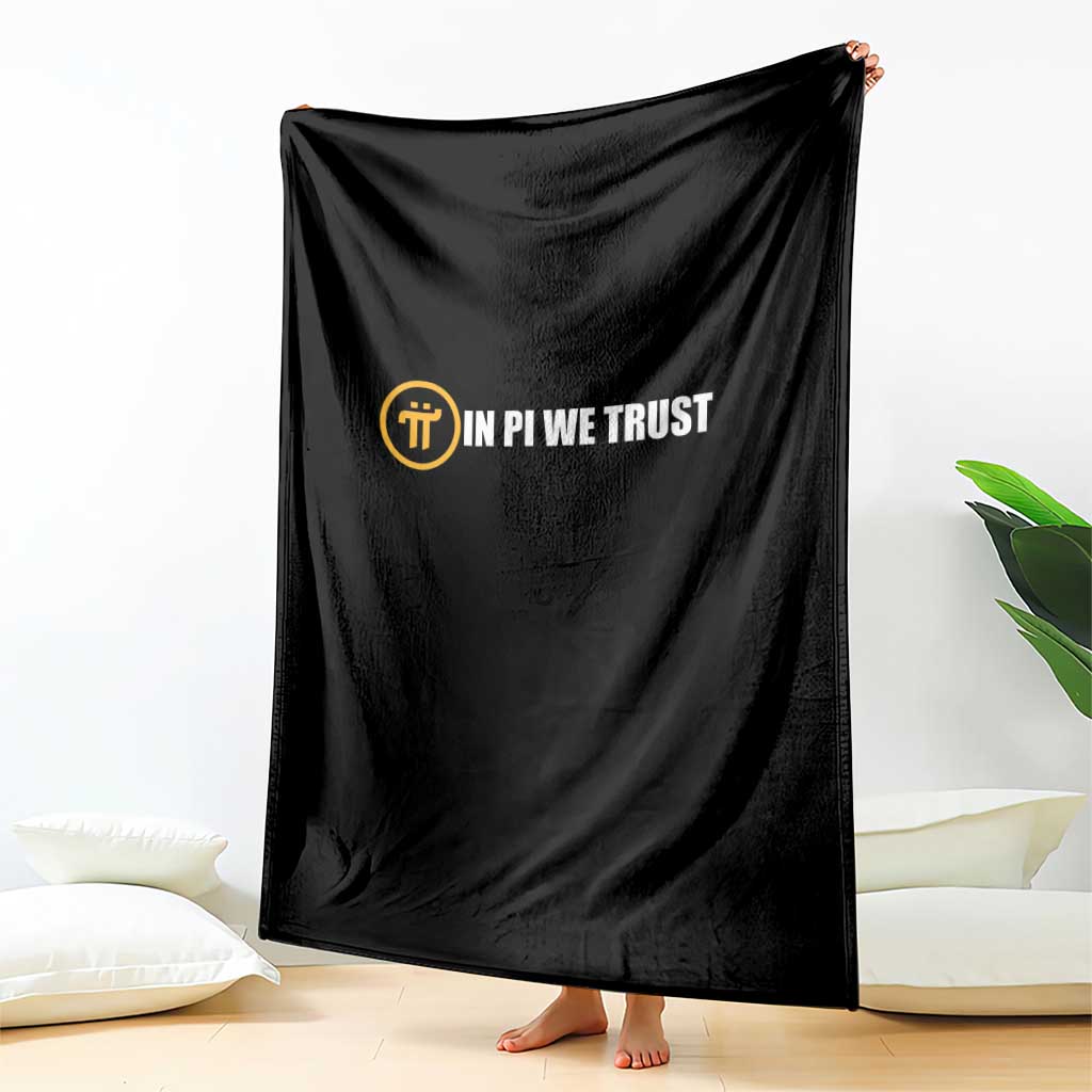 In Pi We Trust Cryptocurrency Throw Blanket Crypto Coins Blockchain Mining TS02 Print Your Wear