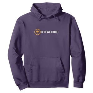 In Pi We Trust Cryptocurrency Hoodie Crypto Coins Blockchain Mining TS02 Purple Print Your Wear