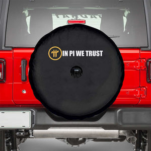 In Pi We Trust Cryptocurrency Spare Tire Cover Crypto Coins Blockchain Mining TS02 Black Print Your Wear