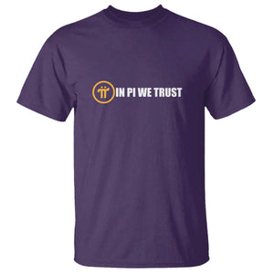 In Pi We Trust Cryptocurrency T Shirt Crypto Coins Blockchain Mining TS02 Purple Print Your Wear