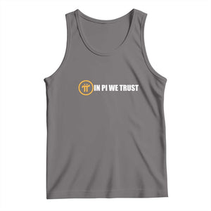 In Pi We Trust Cryptocurrency Tank Top Crypto Coins Blockchain Mining TS02 Deep Heather Print Your Wear