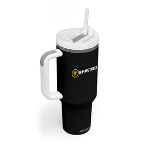 In Pi We Trust Cryptocurrency Tumbler With Handle Crypto Coins Blockchain Mining TS02 Print Your Wear